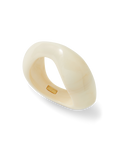 Veronica Beard Marbled Resin Bangle - Ivory