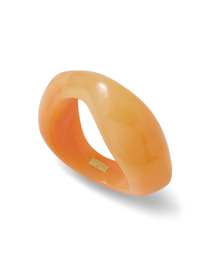 Veronica Beard Marbled Resin Bangle Sherbert