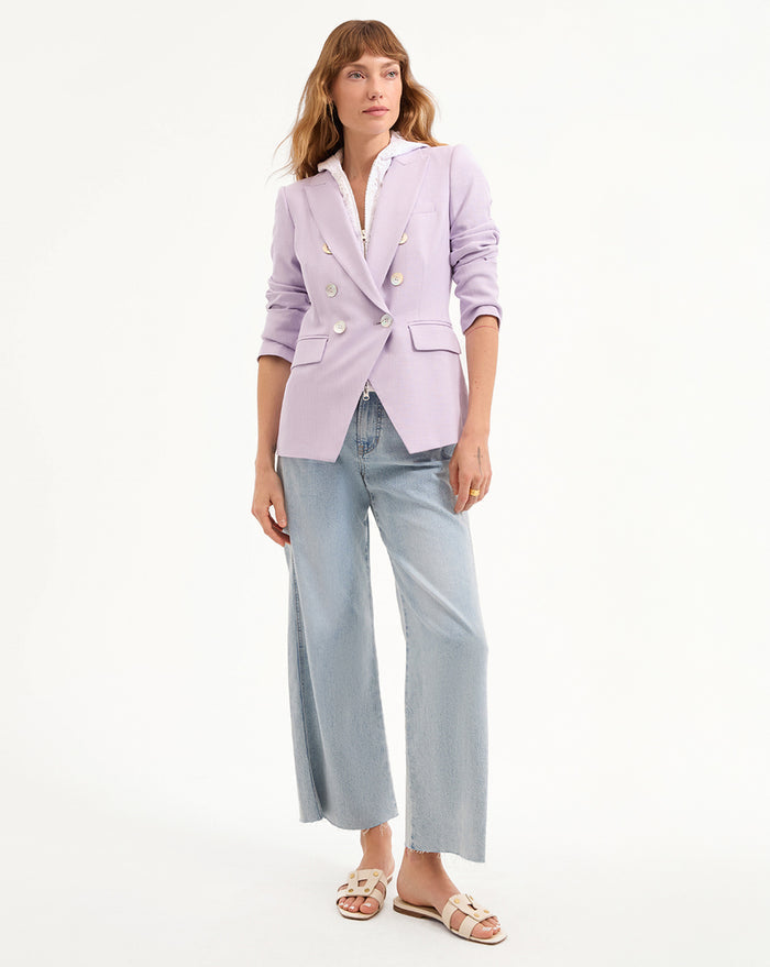 Veronica Beard Marlo Eyelet Hoodie Dickey
