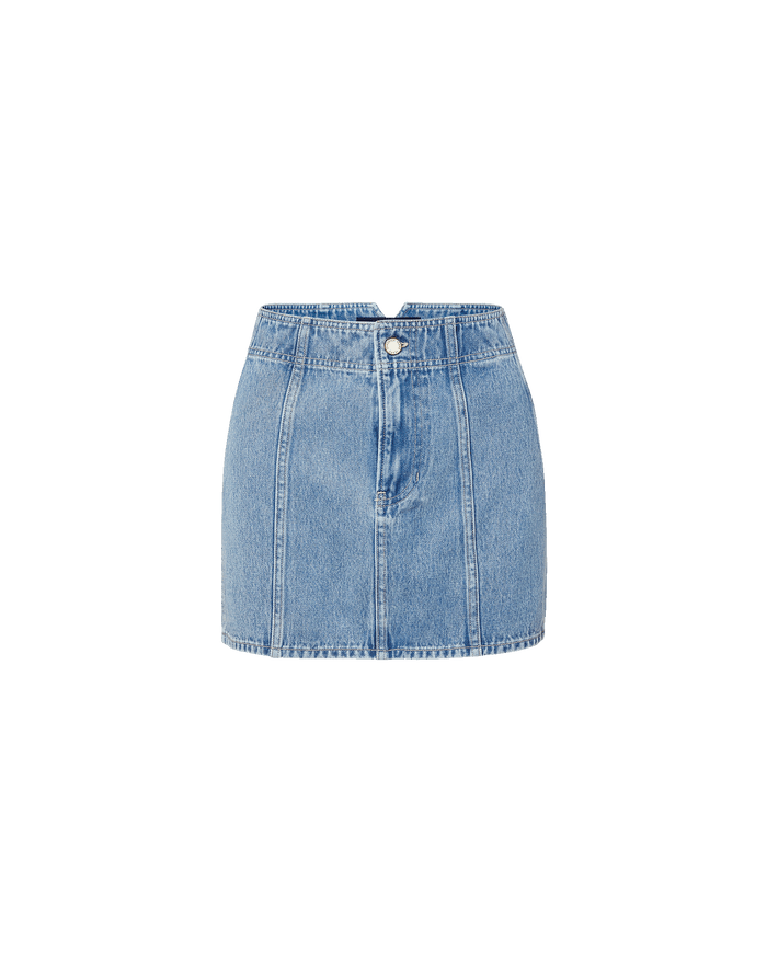 Veronica Beard Marquita Mini Skirt - Silver Dust