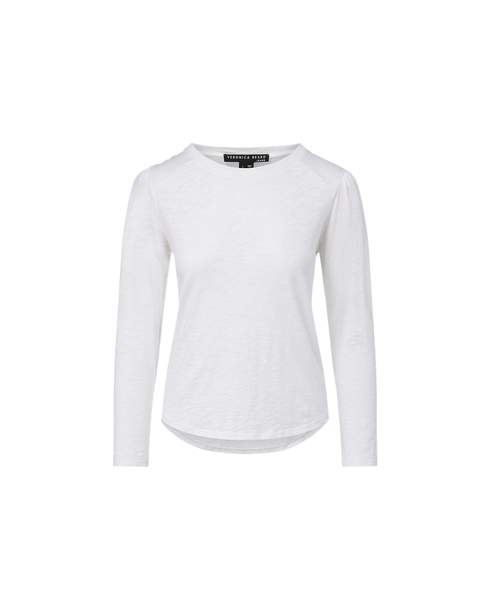Veronica Beard Mason Baseball T-Shirt - White