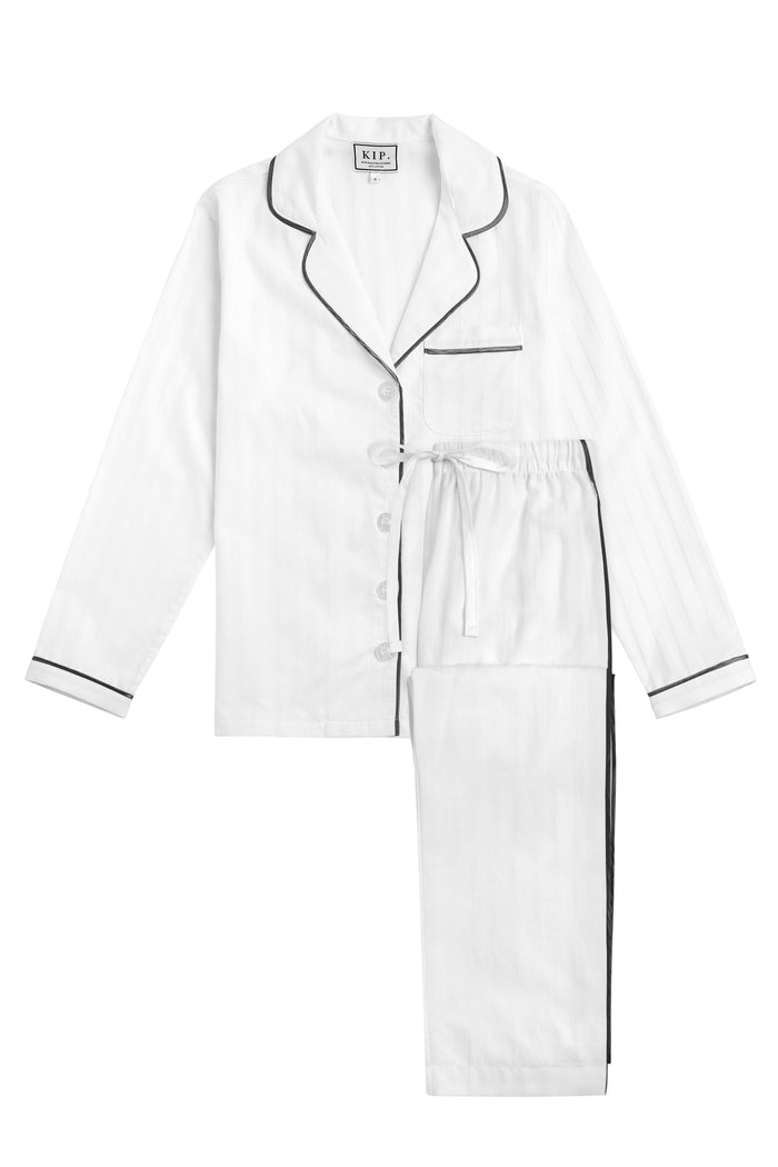 Men's Premium Cotton Pajama Set in Monochrome