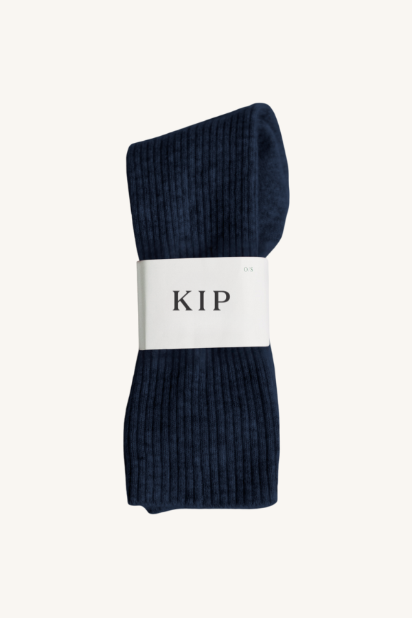 Merino Cashmere Sleep Socks in Midnight Blue