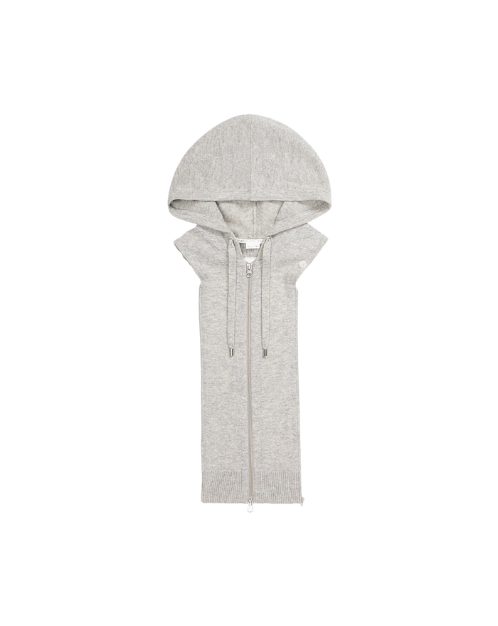 Veronica Beard Cashmere Hoodie Dickey - Grey