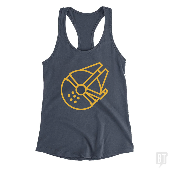 Women's Racerback Tank / Navy Blue / S