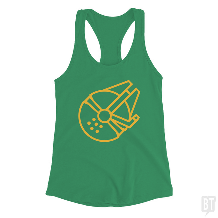 Women's Racerback Tank / Green / S