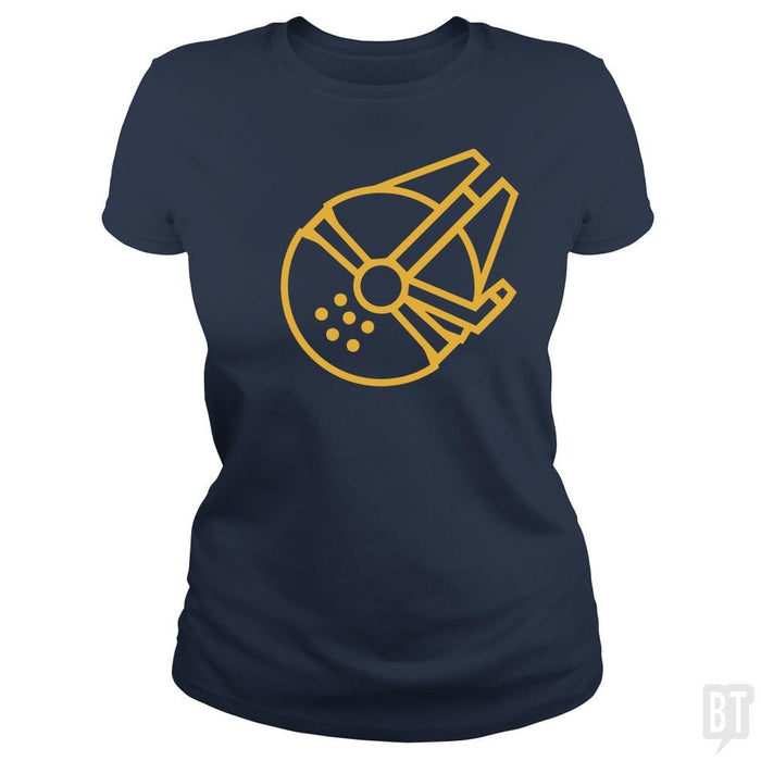 Classic Ladies Tee / Navy Blue / S