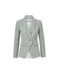 Veronica Beard Miller Dickey Jacket - Antique Blue Melange