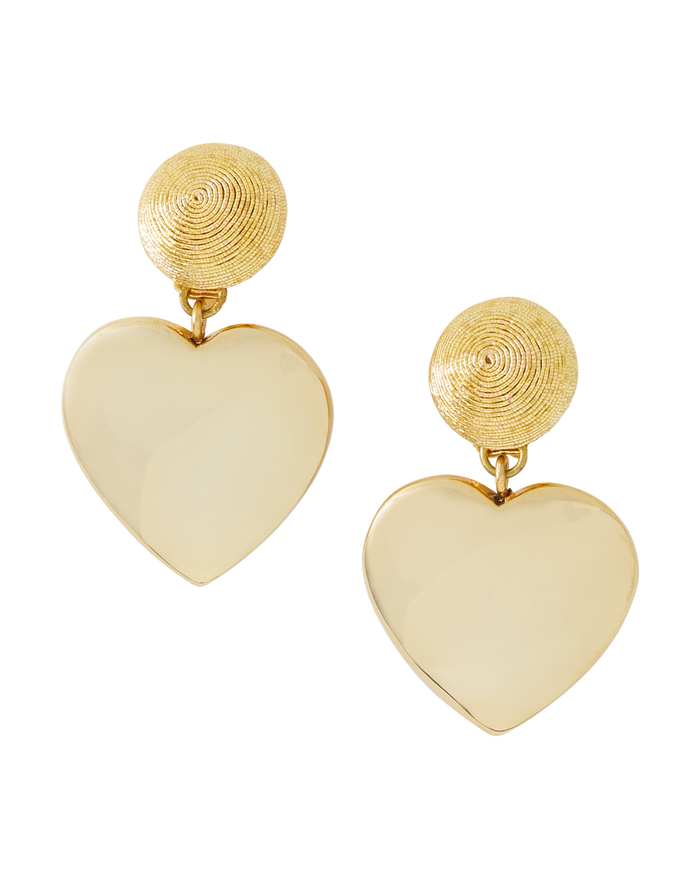 Veronica Beard Mini Cora Earrings | Clip Backing - Gold