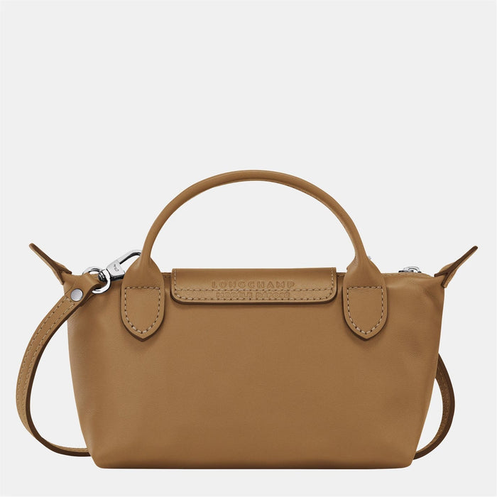 Mini-Leder Longchamp Tasche - Braun