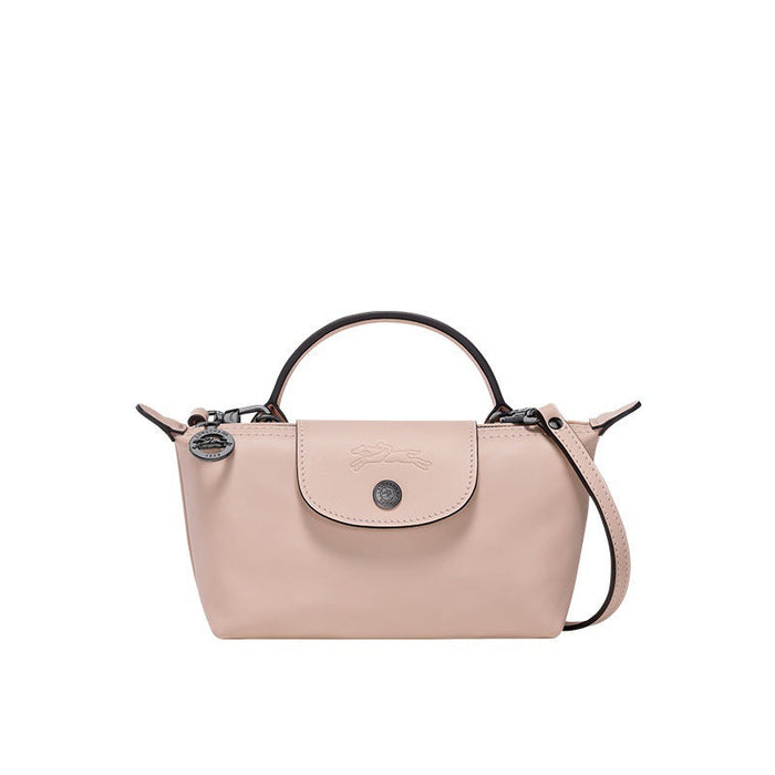 Mini Leder Longchamp Tasche - Rosa