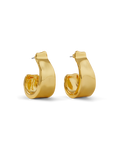 Veronica Beard Molten Gold Ribbon Hoop Gold
