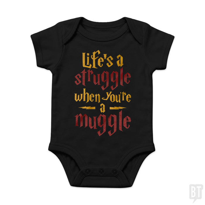 Muggle Struggle Baby One-Piece