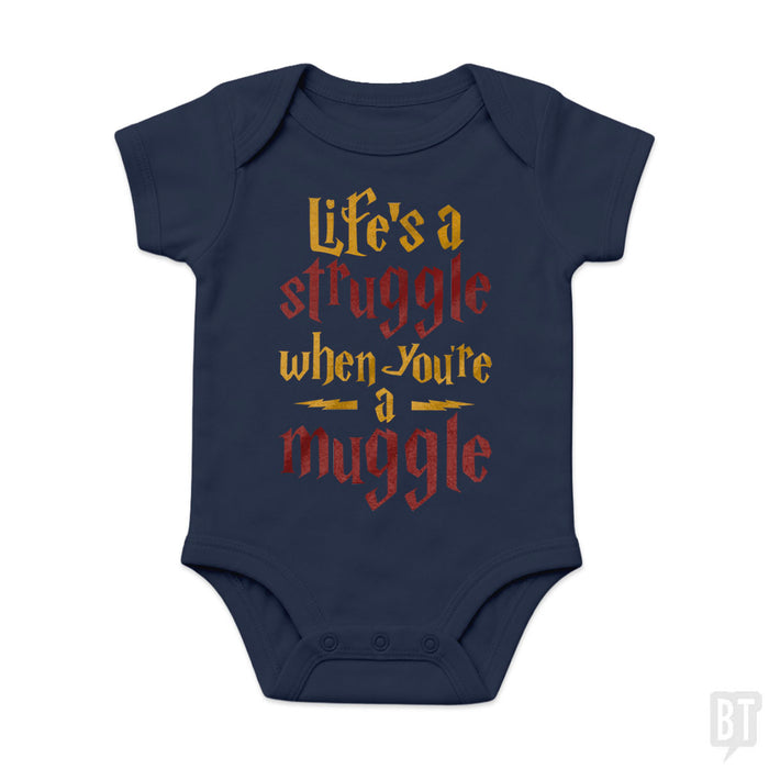 Muggle Struggle Baby One-Piece