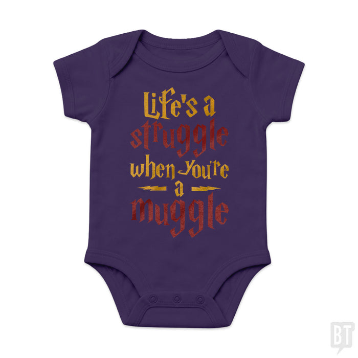 Muggle Struggle Baby One-Piece