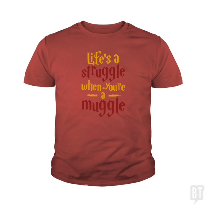 Muggle Struggle Kids Shirt