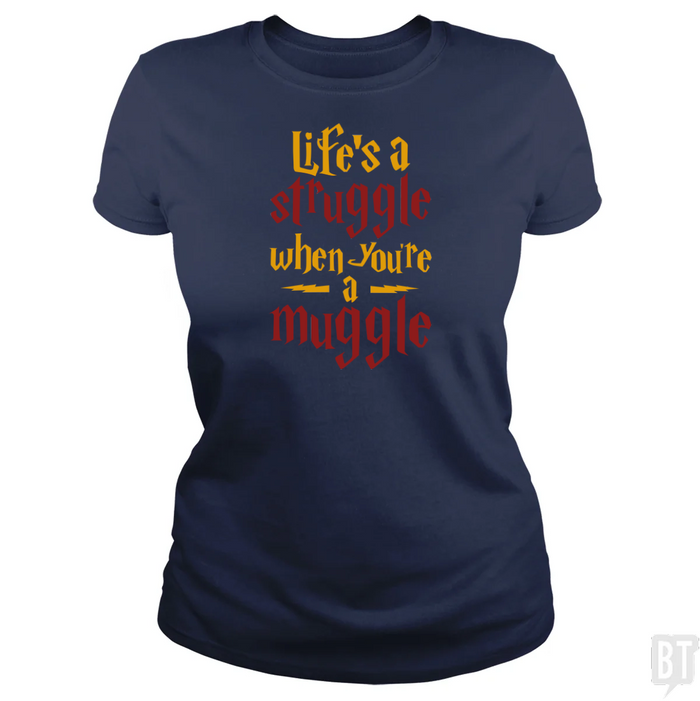 Classic Ladies Tee / Navy Blue / S