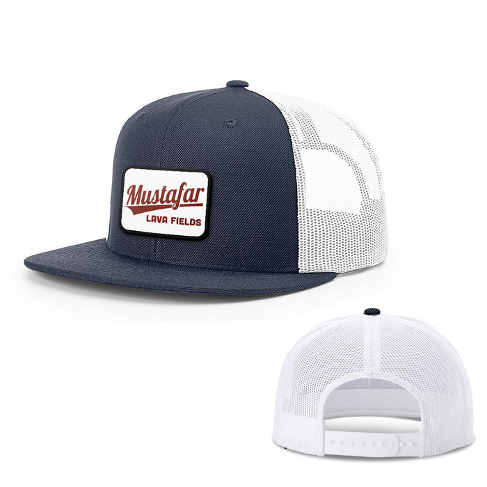 Snapback Flatbill / Navy and White / One Size