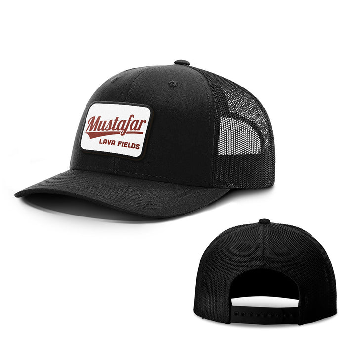 Mustafar Lava Fields Patch Hats - BustedTees.com