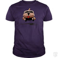 SunFrog-Busted BustedTees Classic Guys / Unisex Tee / Purple / S Mutt Cutts