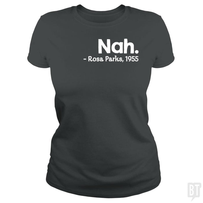 SunFrog-Busted Funky Hippo Classic Ladies Tee / Dark Heather / S Nah Rosa