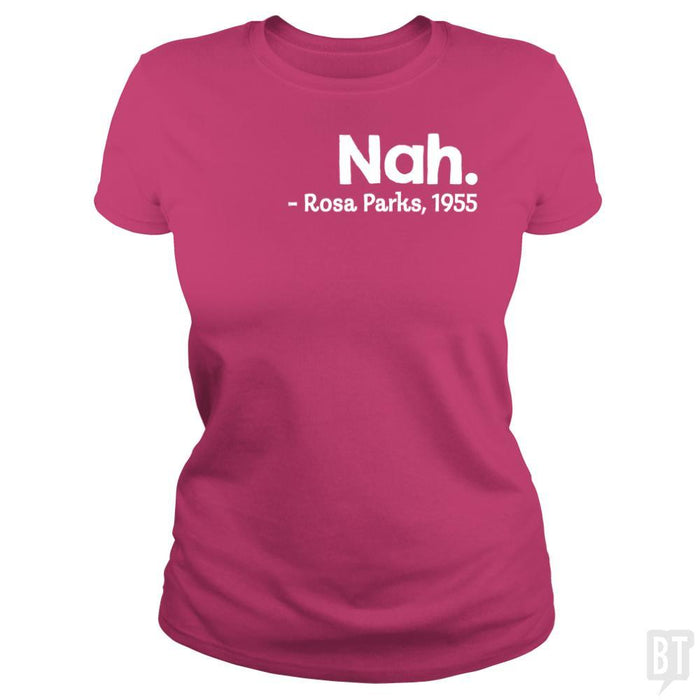 SunFrog-Busted Funky Hippo Classic Ladies Tee / Heliconia / S Nah Rosa