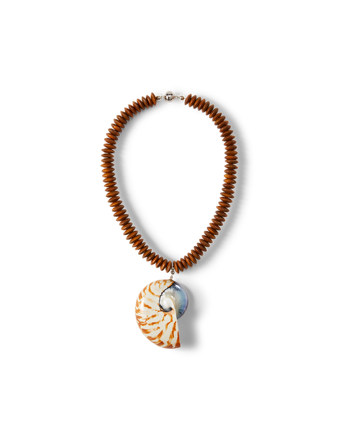 Veronica Beard Nantucket Shell Necklace Multi