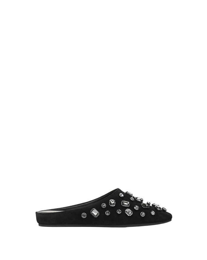 Veronica Beard Narcisa Embellished Mule - Black