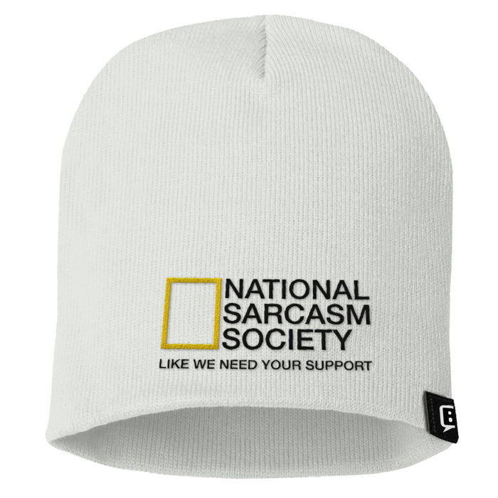 Uncuffed Beanies / White / One Size