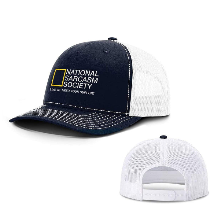 Snapback Trucker / Navy and White / One Size