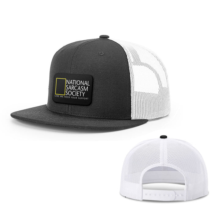 Snapback Flatbill / Black and White / One Size