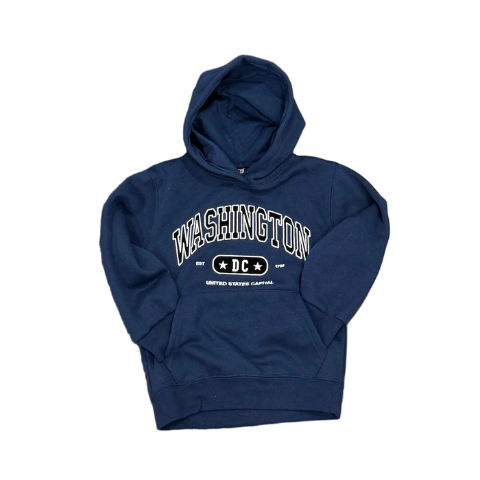 Navy Washington DC Kid's Hoodie