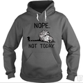 Nope Not Today Cat Hoodie