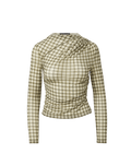 Veronica Beard Nuvia Plaid Top - Loden Multi