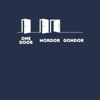 SunFrog-Busted Funky Hippo One Door, Mordor, Gondor