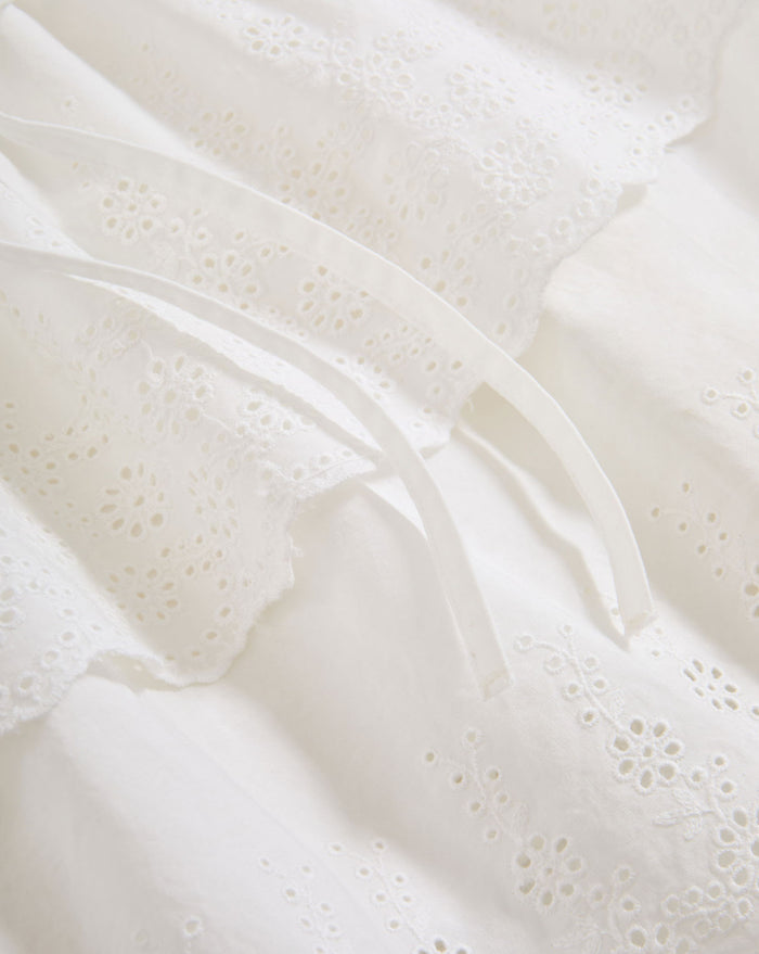 Veronica Beard Oseanna Eyelet Camisole - White