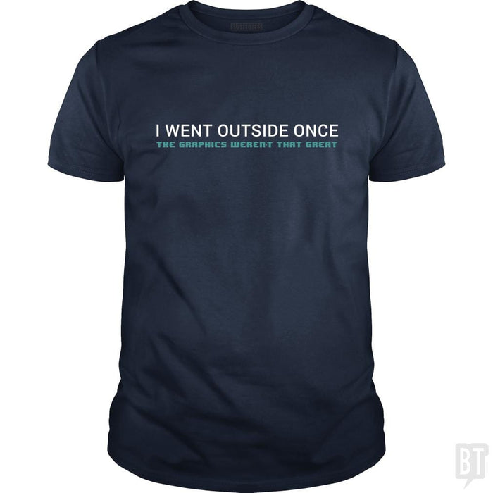 SunFrog-Busted Funky Hippo Classic Guys / Unisex Tee / Navy Blue / S Outside Graphics