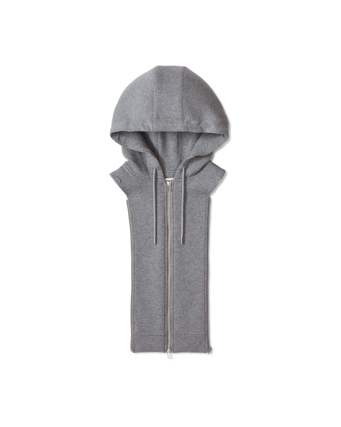 Veronica Beard Oversized Hoodie Dickey Grey Melange