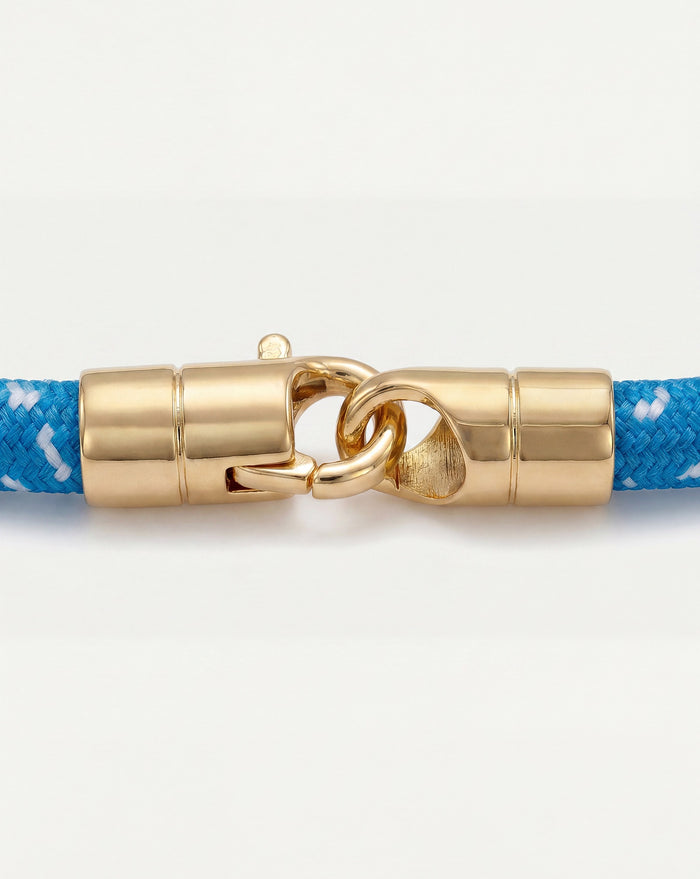 Veronica Beard Paracord Charm Bracelet - Light Blue