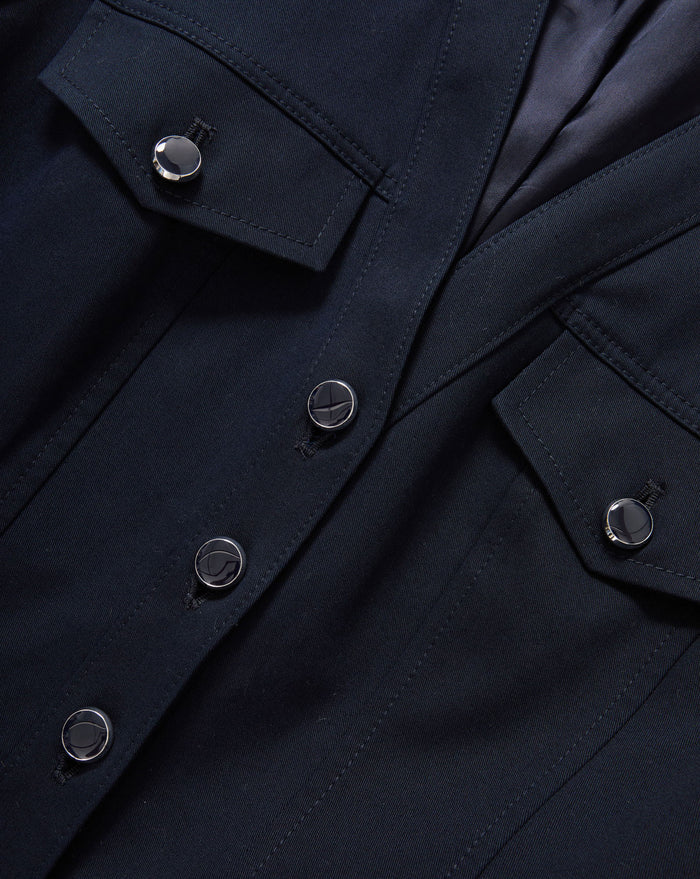 Veronica Beard Pendle Tailored Vest - Navy