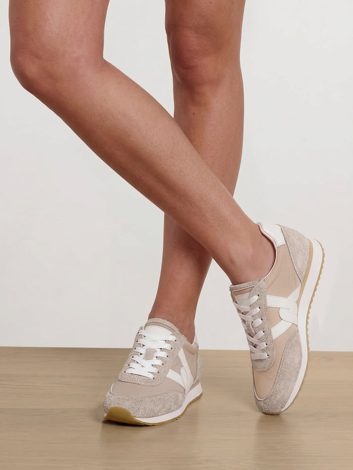 Veronica Beard Penrose Sneaker - Sand/Rock