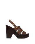 Veronica Beard Peony Suede Platform Sandal - Cedar