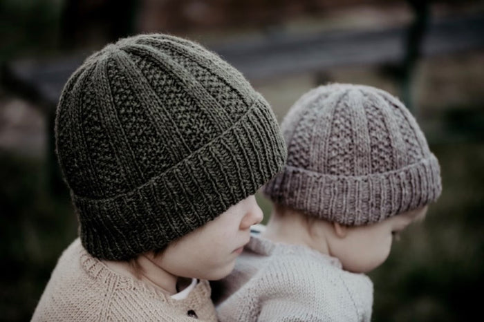 🧶 Perle Rippenmütze Strickanleitung PDF