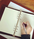 Personalised Luxury Leather Organiser and Notebooks Set