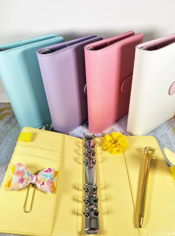 Personalized Planner Binder: Compact Agenda Organizer with Free Pen Gift