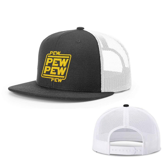 Snapback Flatbill / Black and White / One Size