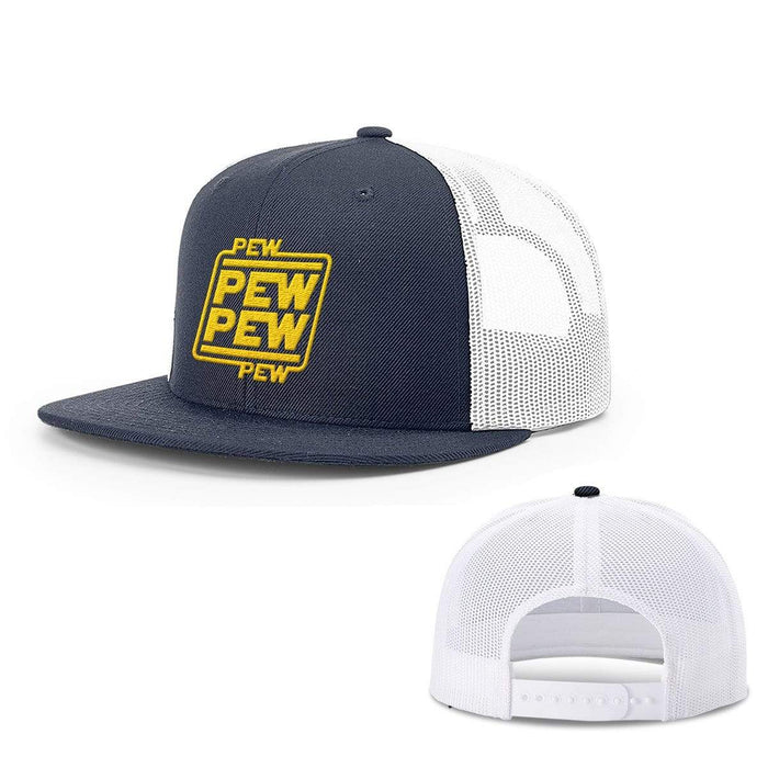 Snapback Flatbill / Navy and White / One Size