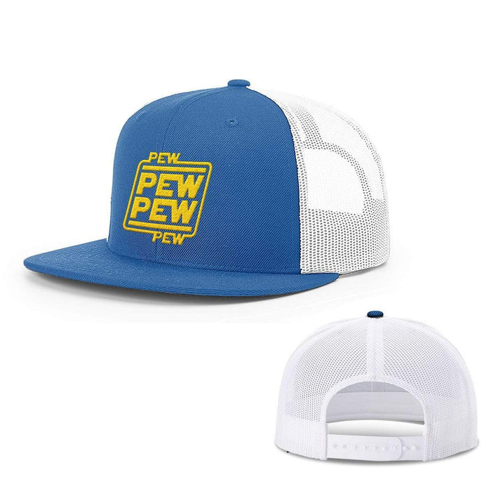 Snapback Flatbill / Royal Blue and White / One Size