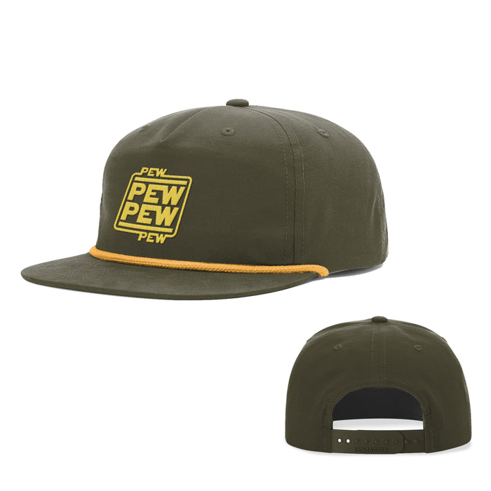 Snapback Rope Flatbill / Loden and Gold / One Size
