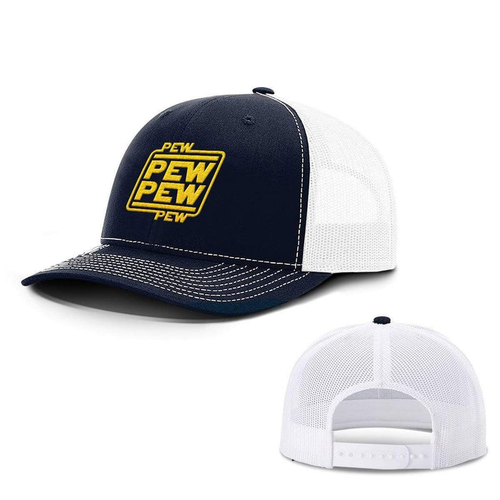 Snapback Trucker / Navy and White / One Size